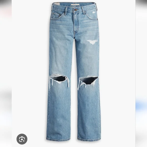 Levi's Premium Baggy Boot Denim Jeans - Picture 2 of 13